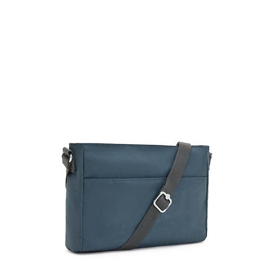 Kipling New Angie Crossbody Taske Mørkeblå Grå | DK 1194MQ